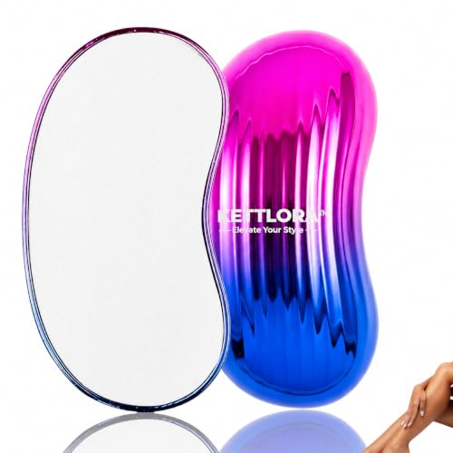 KETTLORA, Bean Shape Nano Glass Hair Remover – Painless Eraser for Women & Men, Reusable,Exfoliated Skin, for Legs, Arms & Back