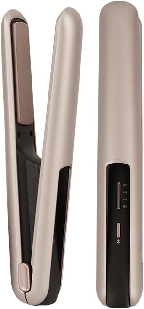 Wireless Cordless 2-in-1 Hair Straightener & Curler – USB Rechargeable