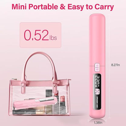 Wireless Cordless Hair Straightener – USB Rechargeable