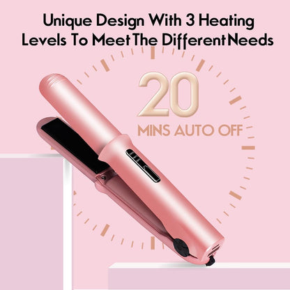 Professional Cordless Hair Straightener – USB Rechargeable