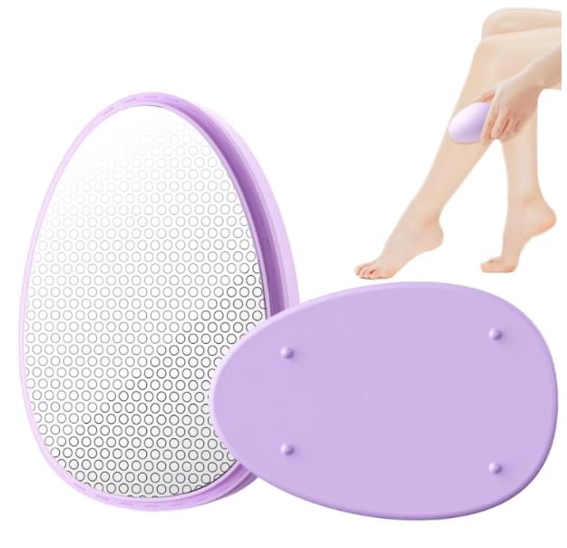 Kettlora Crystal Hair Removal Tool Epilator, Reusable Nano Glass Hair Eraser for Body, Painless for Arms and Legs, (BLACK)